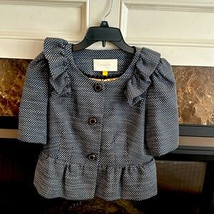 Anthropologie suit top jacket peplum size 6 Gorgeous!